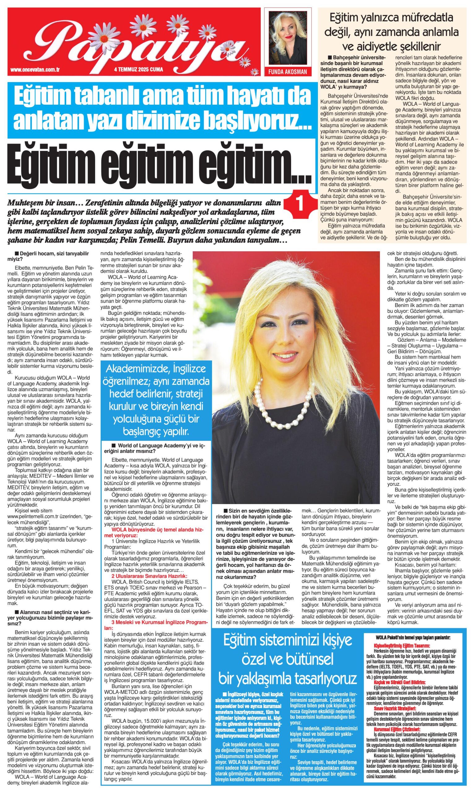Pelin Temelli haber